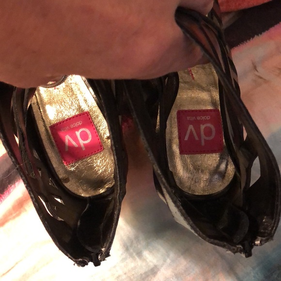 Dolce Vita high heels beauties! NEW! Never worn lace up w/zip backs 5” heels - Picture 6 of 9